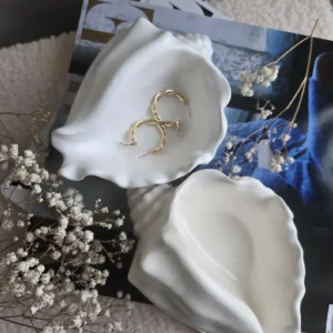 Conch Shell Jesmonite Vanity Tray