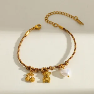Woven rope bracelet