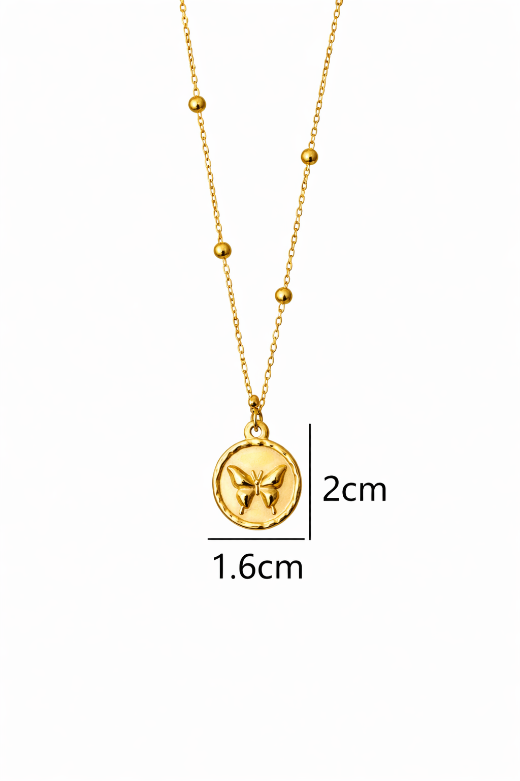 Butterfly Coin Pendant - Image 2