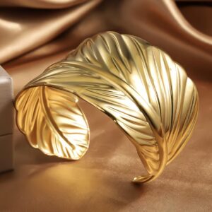 Leaf Cuff Bangle