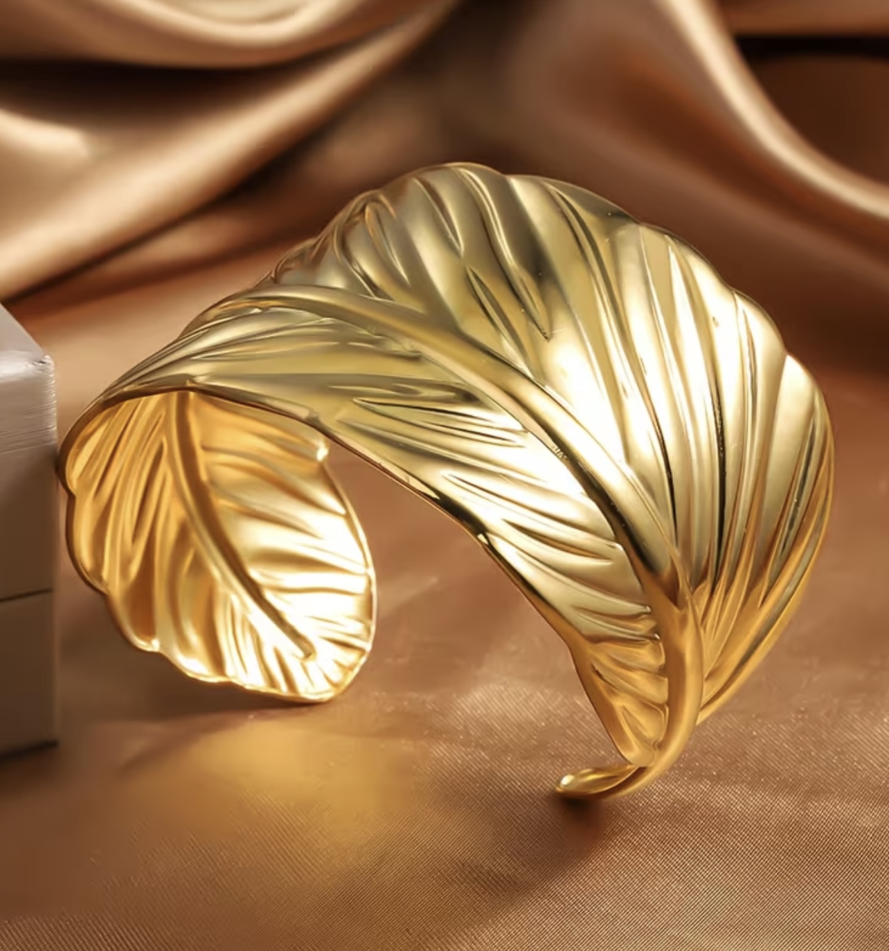 Leaf Cuff Bangle