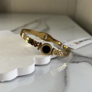 Gold Roman Bangle