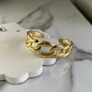 Chunky Cuban Chain Bangle