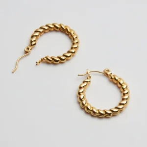 Twisted Hoop Earring