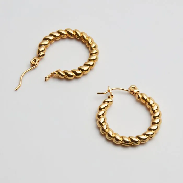 Twisted Hoop Earring