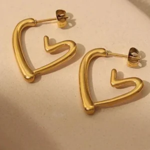 Incomplete Heart Earring