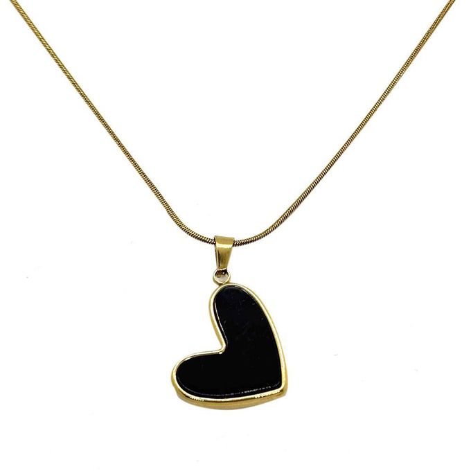 Black heart necklace - Image 2