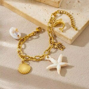 Starfish Charm Bracelet