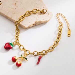 Chunky Charm Bracelet