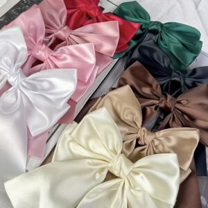 Satin Ribbon Bow Hair Clip