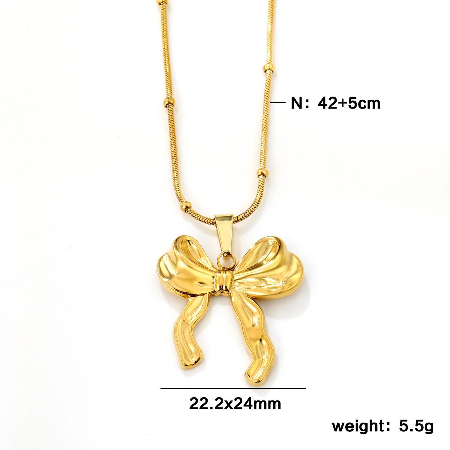 Bow necklace - Image 2