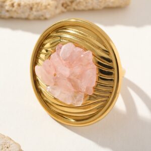 Gold plated Sweet Round Ring