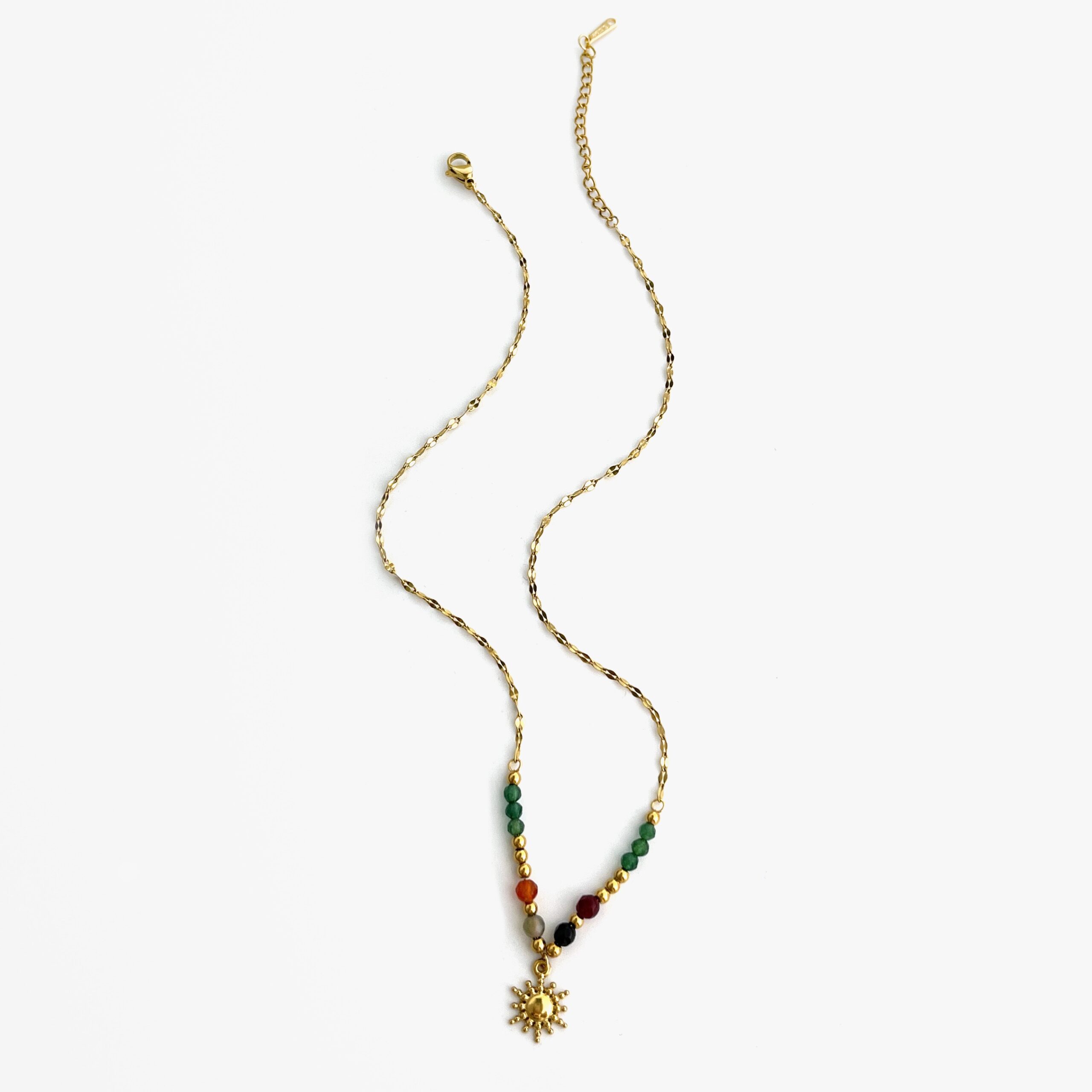 Sunflower pendant necklace - Image 3