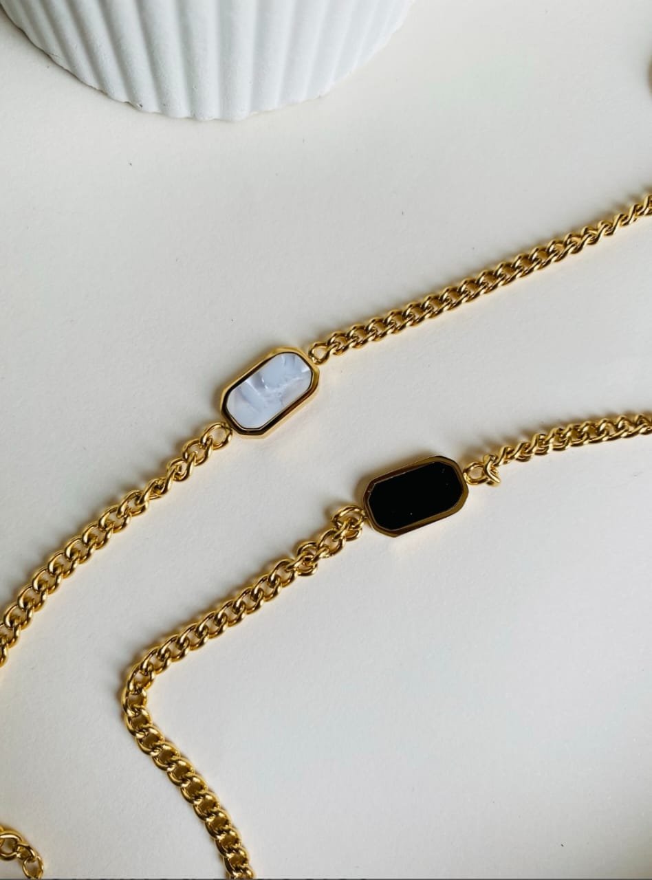 Double Sided Crystal Stone Bracelet - Image 2