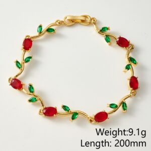 Handmade tulip bracelet copper