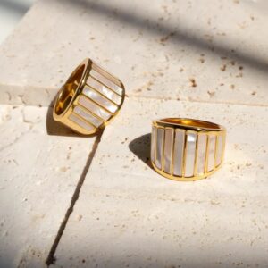 Marble strip ring