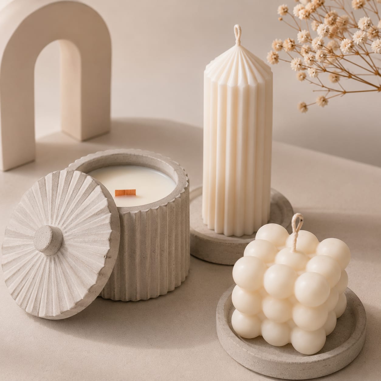 Candles & Concrete