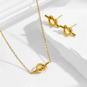 Stainless steel knot set