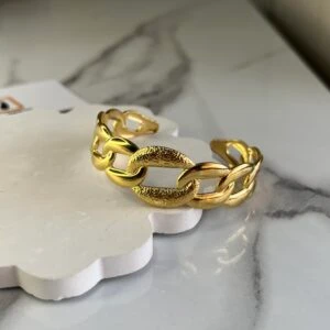 Chunky Cuban Chain Bangle