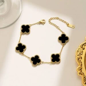 Marble Clover bracelet