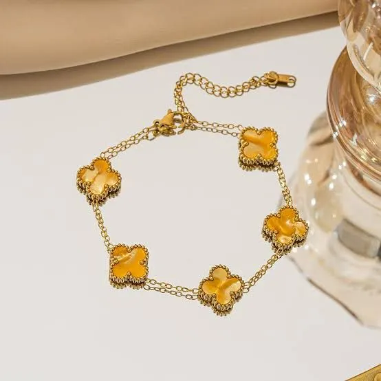 Marble Clover bracelet - Image 6