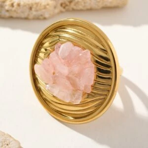 Gold plated Sweet Round Ring