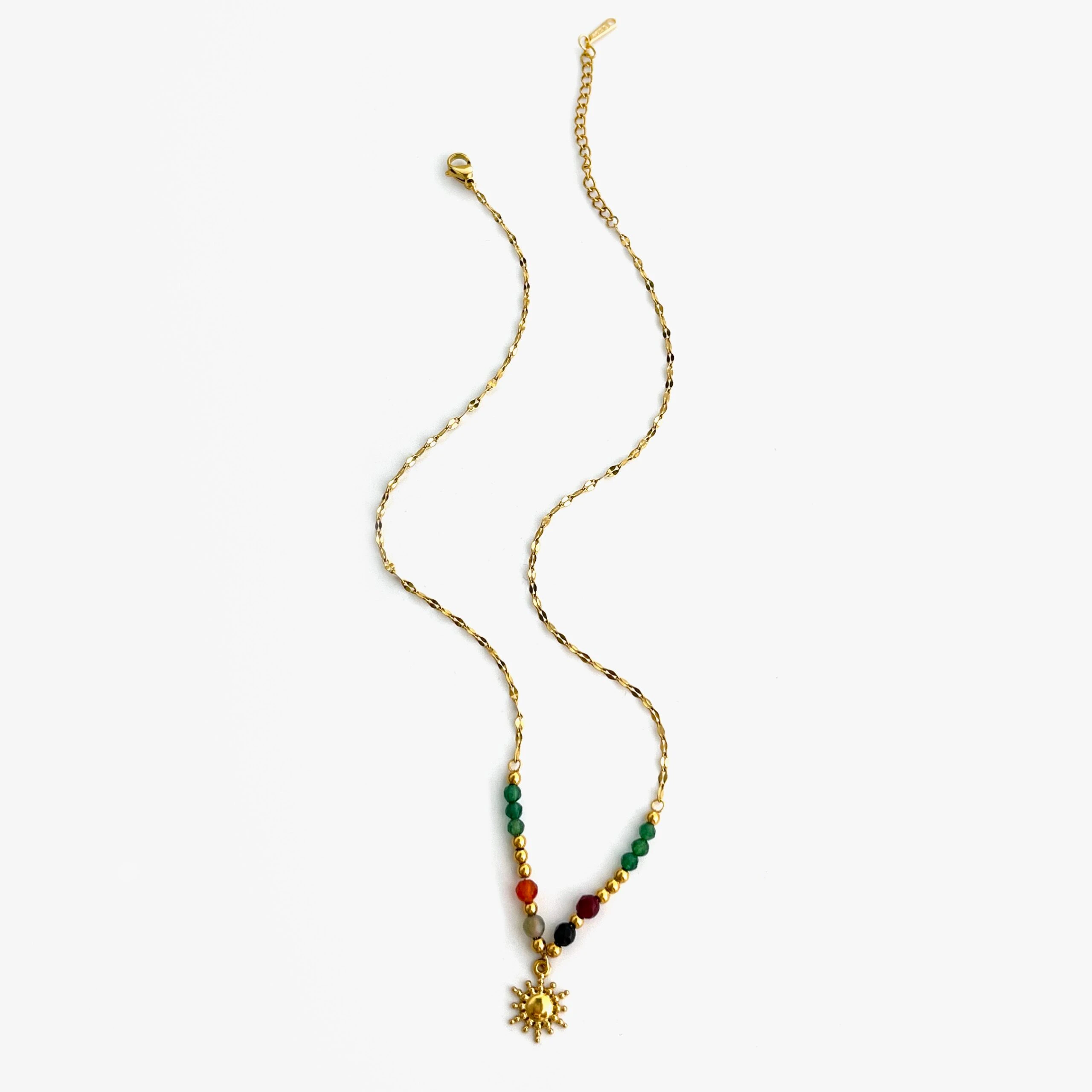 Sunflower pendant necklace - Image 3